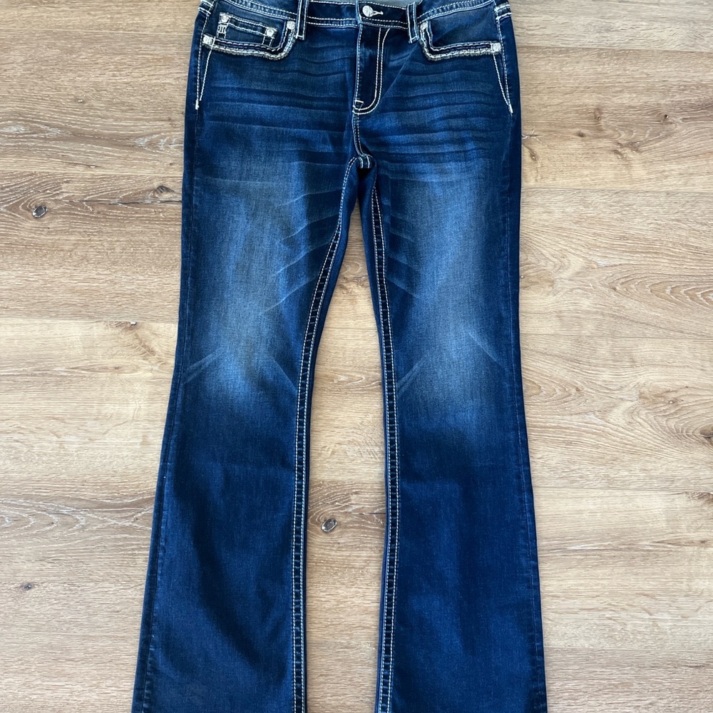 Miss me Classic Saddle Stitch Bootcut Jeans 34x34 NWT